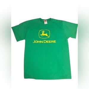 John Deere Green and Yellow Short Sleeve Tee